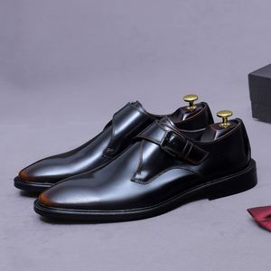 Chaussures Oxford pour hommes en cuir véritable de haute qualité, grande taille, formelles et décontractées, à bout carré, imperméables et respirantes - Product Image 3
