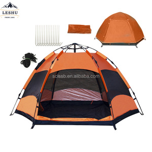 Tente de camping imperméable pour <span class=keywords><strong>plage</strong></span> et extérieur, montage et démontage rapides, 3-4 personnes, pliable, ultralégère, portable - Product Image 4
