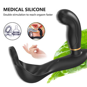3 in 1 massaggiatore della <span class=keywords><strong>prostata</strong></span> 7 modalità vibratore anale stimolatore della <span class=keywords><strong>prostata</strong></span> giocattoli anello del cazzo dispositivo di massaggio della <span class=keywords><strong>prostata</strong></span> vibrante - Product Image 4