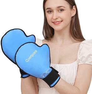 Sarung tangan gel padat dingin fisioterapi yang dapat digunakan kembali untuk meringankan rasa sakit tangan dan pergelangan tangan. - Product Image 2
