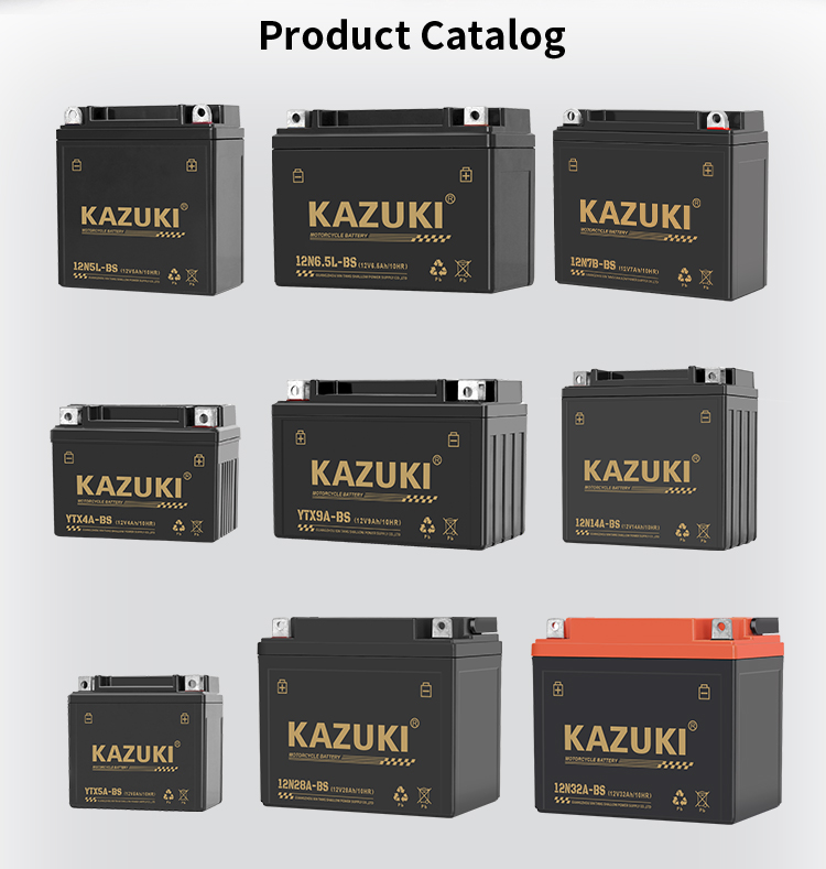 KAZUKI 12N7L-BS Battery - Reliable Lead Acid for Emergency Lighting