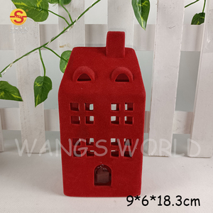 Lámpara de cerámica roja para <span class=keywords><strong>casa</strong></span>, iluminación de múltiples diseños para mesa, decoración de Navidad - Product Image 5