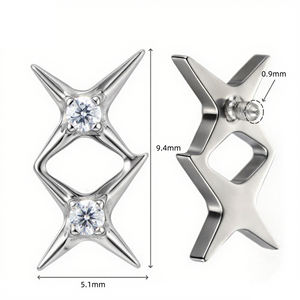 Joyería de Piercing Corporal al por Mayor, Piercing de <span class=keywords><strong>Titanio</strong></span> G23 con Rosca Interna, Piercing de Labret, Tragus, Hélix, Cartílago, para <span class=keywords><strong>Hombre</strong></span> y Mujer - Product Image 6