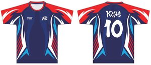 Camiseta de Fútbol Personalizada por Sublimación, Camiseta Deportiva de Secado Rápido para Hombre, Venta al por Mayor, para Entrenamiento de Equipos, con Nombre y Número - Product Image 2