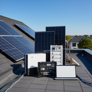 ชุดระบบพลังงานแสงอาทิตย์ SUNPLUS 6KW แบบโมโนคริสตัลไลน์ซิลิคอน พร้อมตัวควบคุม MPPT สำหรับใช้ในบ้าน ติดตั้งบนพื้นดิน - Product Image 2