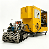 Robot de dragage électrique fiable pour le contrôle des sédiments des réservoirs d'eau potable
