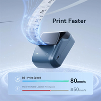 Niimbot B31 Imprimante Commerciale d'Étiquettes Autocollantes 3 Pouces, Machine Portable d'Impression Thermique pour Expédition et Reçus