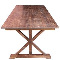 Produits promotionnels Table de ferme pliante rectangulaire en pin massif