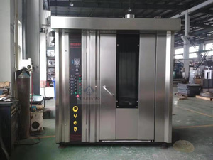 Grands fours de boulangerie 16, 32, 68 plateaux – Four rotatif écoénergétique avec brûleur Baltur italien, usage commercial pour le <span class=keywords><strong>pain</strong></span> et la pâtisserie - Product Image 2