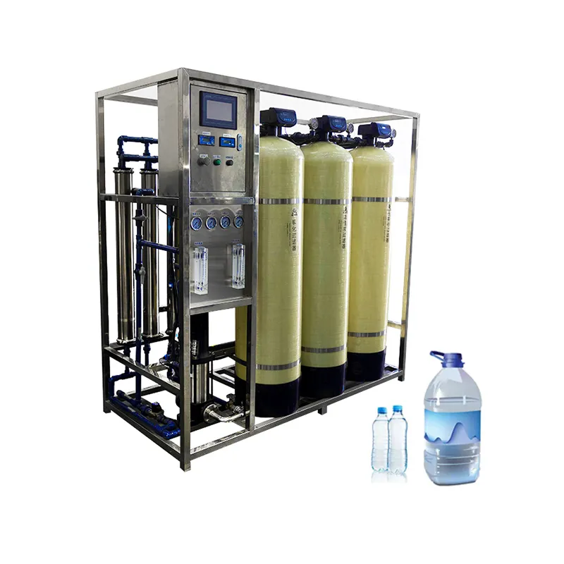 1000LPH industrial RO drinking water treatment purifier system machine price