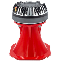 Haut-parleur professionnel Audio MAX 600W Système audio 2 pouces Pilote en aluminium Corne rouge Kit de pilote de compression en titane-8 ohms