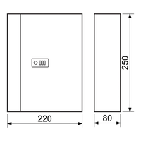 Armoire à clés murale en métal moderne personnalisée avec serrure à combinaison, grande capacité, robuste et sécurisée