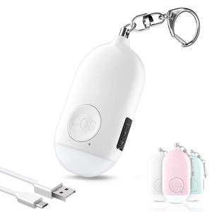 Bouton SOS d'urgence, alarme de sécurité, mini alarme personnelle anti-agression rechargeable, mignonne et pratique - Product Image 2