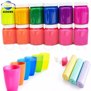 Pigmento de pintura fluorescente de neón, multicolor, naranja, para esmalte de uñas, gran oferta - Product Image 4