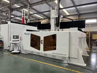 Routeur CNC 5 axes d'occasion, imprimante 3D avec PLC et moteur, broche 10KW, entraînement YASKAWA du Japon pour usage domestique, sculpture sur bois/matériaux