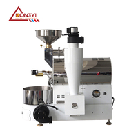 Dongyi Machine à torréfier le café en acier inoxydable certifiée CE 1kg 2kg 3kg 5kg 6kg Torréfacteur à gaz électrique domestique