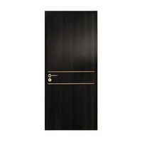 Kaiyang 현대 디자인 방음 PVC 인테리어 슬래브 도어 방수 ABS 복합 PVC 호텔 침실 객실 나무 문 내부