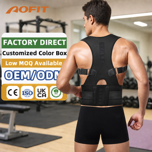 <span class=keywords><strong>Corrector</strong></span> <span class=keywords><strong>de</strong></span> Postura Aofit para Hombres y Mujeres, Soporte <span class=keywords><strong>de</strong></span> Espalda con Correas Totalmente Ajustables, Cojín <span class=keywords><strong>de</strong></span> Hombro Magnético - Product Image 1