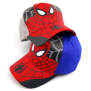 Vente en gros Chapeau en maille <span class=keywords><strong>Spiderman</strong></span> pour enfants garçon et filles Camp <span class=keywords><strong>à</strong></span> 5 panneaux Casquette de baseball en coton pour enfants - Product Image 4