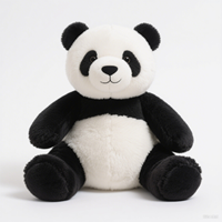Usine Nouveau Design de Haute Qualité Mignon Chat Gris Assis Doux Mascotte Poupée En Peluche Animal Jouet