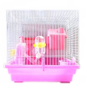 Cage à Hamster Portable Petite Cage à Hamster en Plastique Transparente Château de Luxe Cage à Hamster pour Villa Hamster Fournitures pour Hamster - Product Image 4