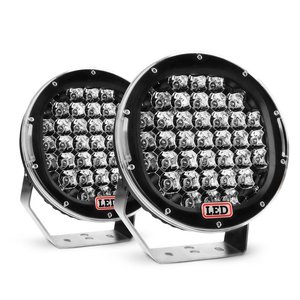 185w 9 pollici luci di guida nero rotondo Led pod per Jeep <span class=keywords><strong>Offroad</strong></span> 4*4 tetto Bar paraurti - Product Image 1