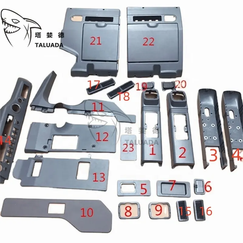 Taluada máy xúc Cab TRIM Bảng điều chỉnh nhựa Bảng điều khiển hộp công cụ máy xúc để PC200-6