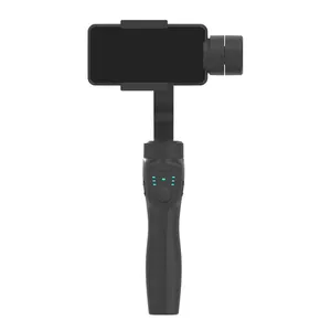 Stok şimdi F8 3 eksen Gimbal sabitleyici telefon için IOS Android için kablosuz el sabitleyici Gimbal Gopro ile Tripod Gimbal