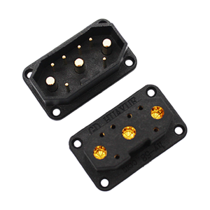 Conector integrado de 3 polos, 25A de alimentación + 6 pines, 5A de señal, conector de contacto chapado en oro para pulverización agrícola, modelo UAV RC - Product Image 1