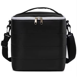 Sac isotherme matelassé pour aliments, sac isotherme matelassé personnalisé avec logo, grand sac isotherme de camping imperméable avec sangle - Product Image 5