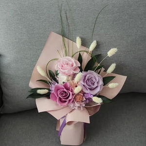 ช่อดอกกุหลาบอมตะทำด้วยมือดอกไม้ธรรมชาติที่เก็บรักษาไว้จริงสำหรับวันวาเลนไทน์2026โอกาสปีใหม่ - Product Image 4