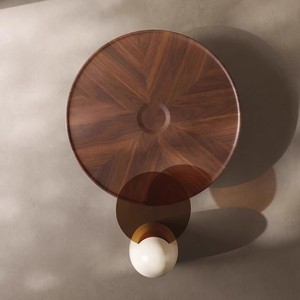 Table à thé ronde minimaliste pour petit appartement Console <span class=keywords><strong>design</strong></span> nouveau style pour salon - Product Image 3