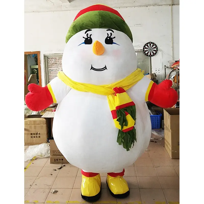Новый 2 м/2,6 м надувной костюм снеговика, Детский костюм-талисман, монстр, Рождественский Санта-Клаус, костюм для косплея, карнавал для взрослых