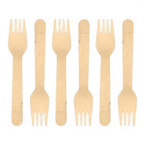 HYWD Chine – Ensemble de couverts jetables modernes en bambou biodégradable et écologique de haute qualité pour hôtels, fêtes et buffets (cuillère, fourchette, couteau) - Product Image 2