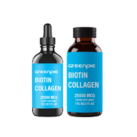 Greenpie Supply OEM Supplément liquide pour la croissance des cheveux Biotine Collagène Gouttes liquides