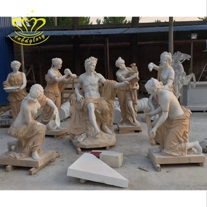 APOLLO tắm Đài phun nước nổi tiếng vườn nước Tính năng cảnh quan Đường phố Thiết kế đá nghệ thuật điêu khắc đá cẩm thạch tượng - Product Image 3