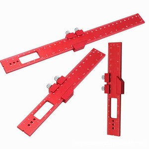 Le charme de la règle de poche de précision en aluminium, alliage d'aluminium 6063, 18 pouces, outil de mesure polyvalent pour le travail du bois - Product Image 2