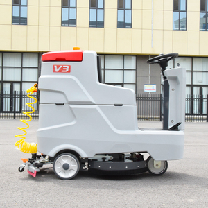 High Quality Self-propelled Type Wireless Combined <b>Floor</b> and Scrubber <b>Machine</b> Rideon Surface Cleaner Wash - Product Image 4