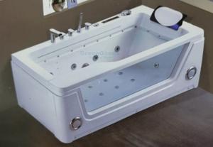 Nouvelle conception 1700X950mm <span class=keywords><strong>Baignoire</strong></span> à remous avec cascade en verre trempé avec <span class=keywords><strong>douche</strong></span> - Product Image 4