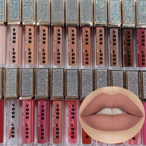 Bán Buôn Rhinestone Lip Gloss Ống Biểu Tượng Tùy Chỉnh Son Bóng Nhà Cung Cấp Matte Son Môi Son Môi Son Bóng Nhãn Hiệu Riêng Chất Lỏng - Product Image 1