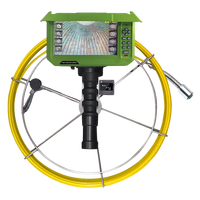 Caméra d'inspection de tuyaux portable compatible avec les têtes de caméra de 8 mm, 16 mm et 21 mm pour les égouts, les canalisations et la plomberie