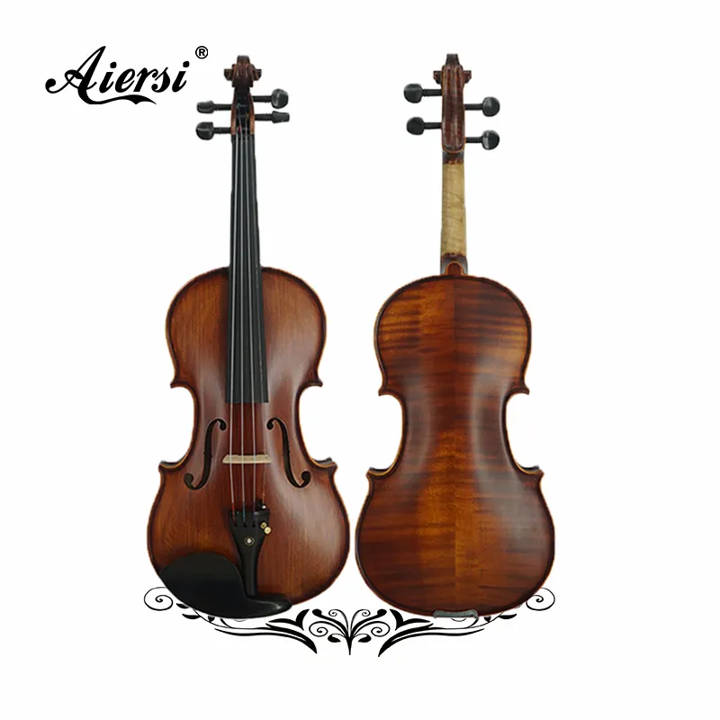 Melhor marca feito sob encomenda profissional violino preço atacado artesanal violino com atualizado violino caso acessórios completos