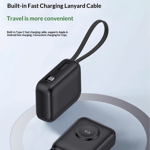 3 In 1 Wireless Charging Power Bank Fast <b>Charger</b> With <b>Cable</b> 3W For Watch Earphone And Phone - Product Image 4