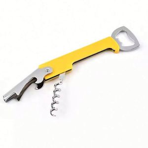 Abridor de Botellas de Vino y Cerveza de Aleación con Sacacorchos y Cortador de Papel de Aluminio, Ideal para Viajes, Festivales, Cocina, Bar, Restaurante, Fiestas y Regalos - Product Image 3