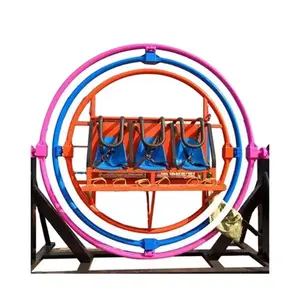 Customized CE Certified 6-Seater Gyroscope Ride Outdoor Park Game for Adults Made of Steel & Fiberglass for Home & School Use