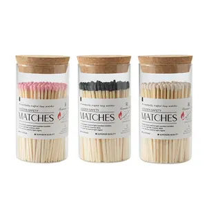 Aromatherapy Candle Special Extra Long Match Bottled Color Head Safety Matches For Scented Candles