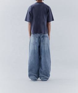 Nuova moda 250g 100% cotone bianco Plus Size T-Shirt da donna con grafica bianca e maglietta oversize da <span class=keywords><strong>uomo</strong></span> - Product Image 4