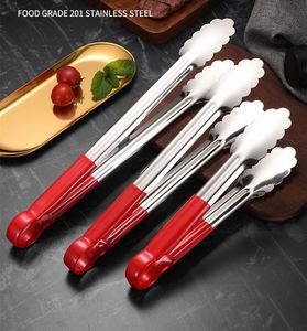 Wholesale Kitchen Tool BBQ Bread <b>Clip</b> High Quality Plastic Handle Stainless Steel 304 <b>Clip</b> for Home Restaurant - Product Image 1