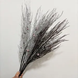 웨딩 홈 장식 액세서리 장식 피너스 길쭉한 꽃 실크 긴 꼬리 소나무 인공 꽃