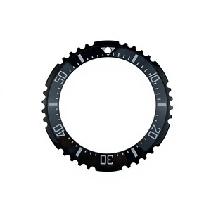 Inserto de Bisel de Cerámica SKX007 SMP con Diseño de Pendiente Brillante, Piezas de Reloj con Pendiente Brillante - Product Image 1